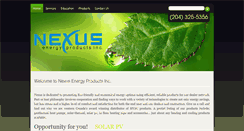 Desktop Screenshot of nexusenergyproducts.com